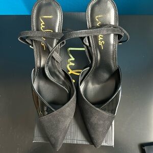 Lulus Selenaa Suede Pointed-Toe Strappy Pump